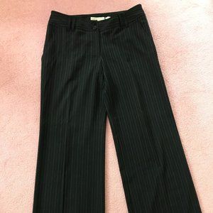 Michael Kors black pinstripe cuffed pant - size 8